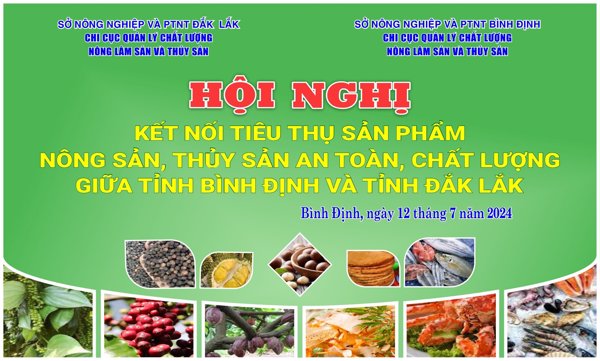 Hội nghị kết nối tiêu thụ sản phẩm nông sản, thủy sản an toàn, chất lượng giữa tỉnh Bình Định và tỉnh Đắk Lắk